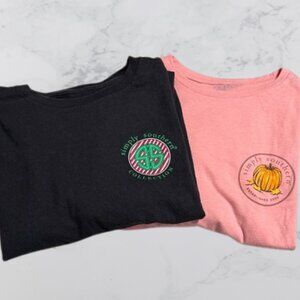 Simply Southern Women's Long Sleeve T Shirts Size L